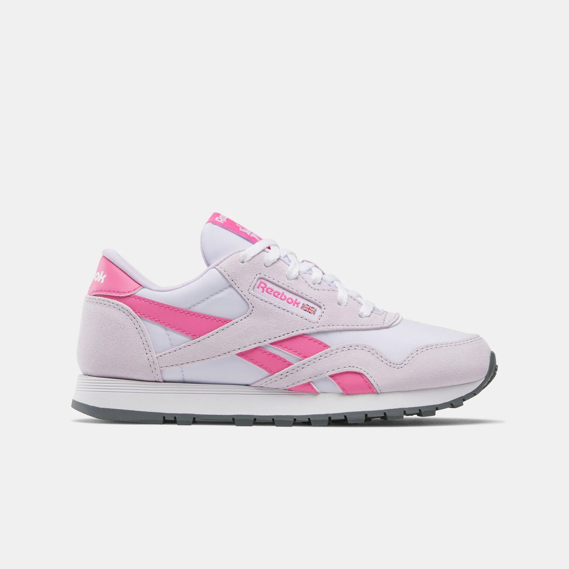Asics Lyte Classic Sportstyle Shoes Reebok Footwear Kids Classic Nylon Shoes - Grade School DIGITAL GLEAM/TRUE PINK/WHITE