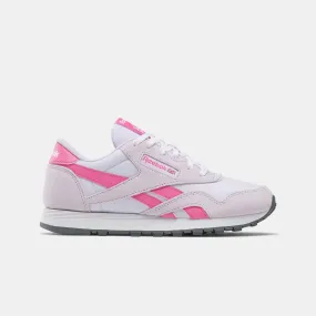 Asics Gel Lyte Speed Retro Running Shoe Reebok Footwear Kids Classic Nylon Shoes - Grade School DIGITAL GLEAM/TRUE PINK/WHITE