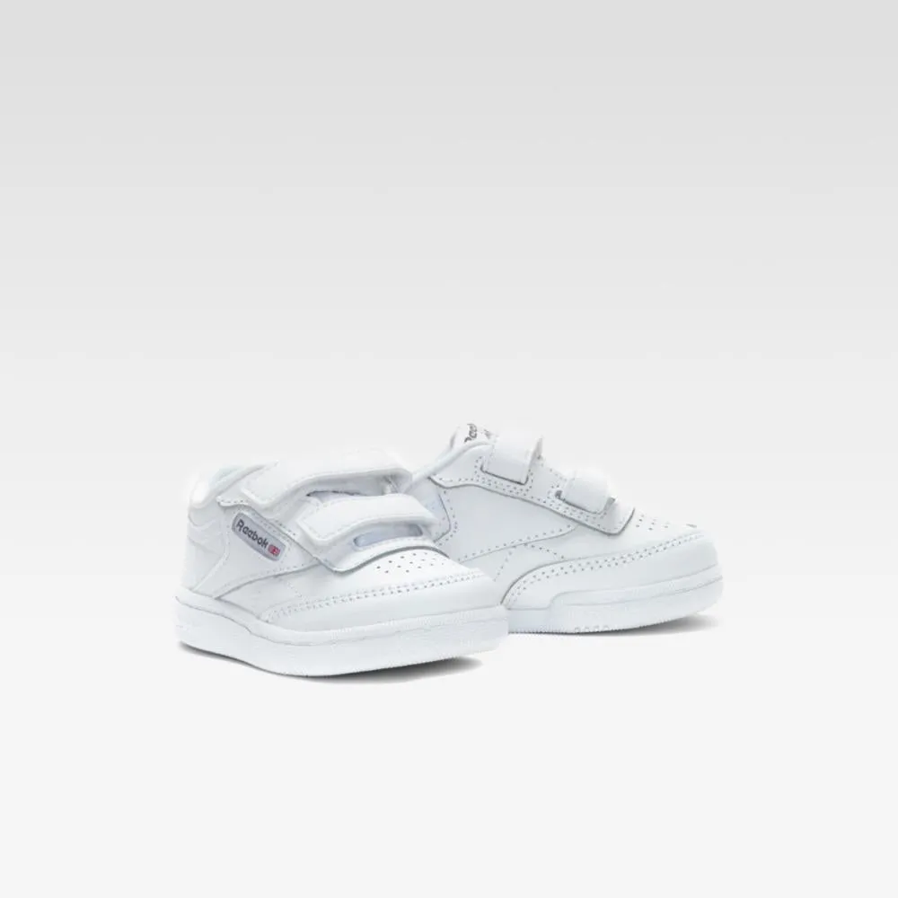 Reebok Footwear Kids Club C Shoes - Toddler FTWWHT/FTWWHT/PUGRY5 Asics All Black Shoes