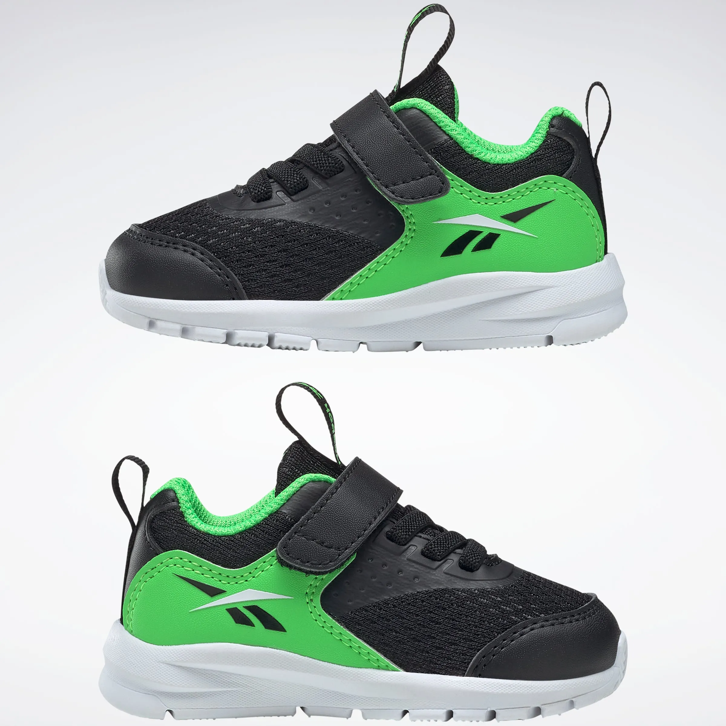 Reebok Footwear Kids Reebok Rush Runner 4 Td Shoes Infant Cblack/Sollim/Ftwwht Asics Gel-kayano Trainer Shoes 1191a200