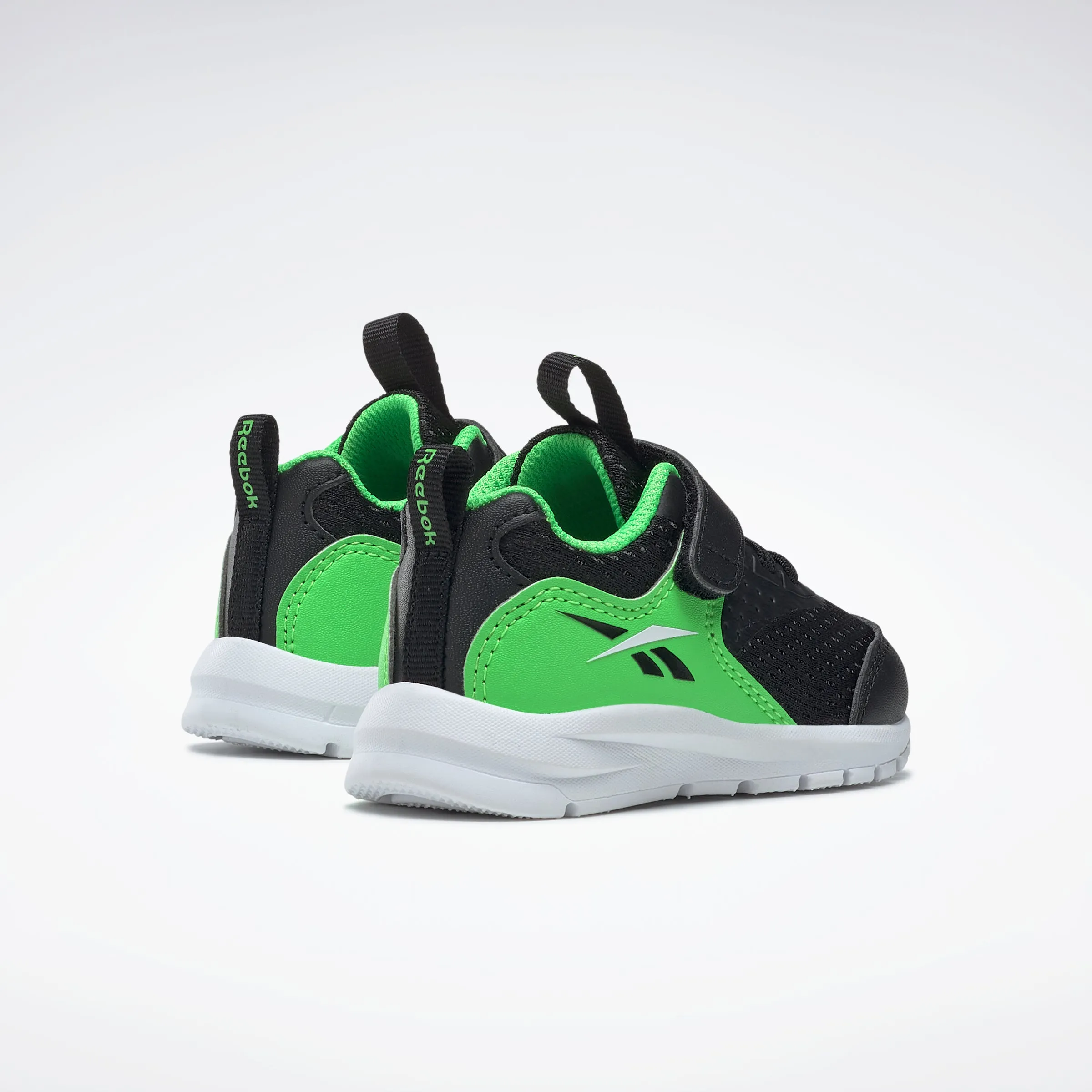 Reebok Footwear Kids Reebok Rush Runner 4 Td Shoes Infant Cblack/Sollim/Ftwwht Asics Gel Kayano 14 Casual Shoes