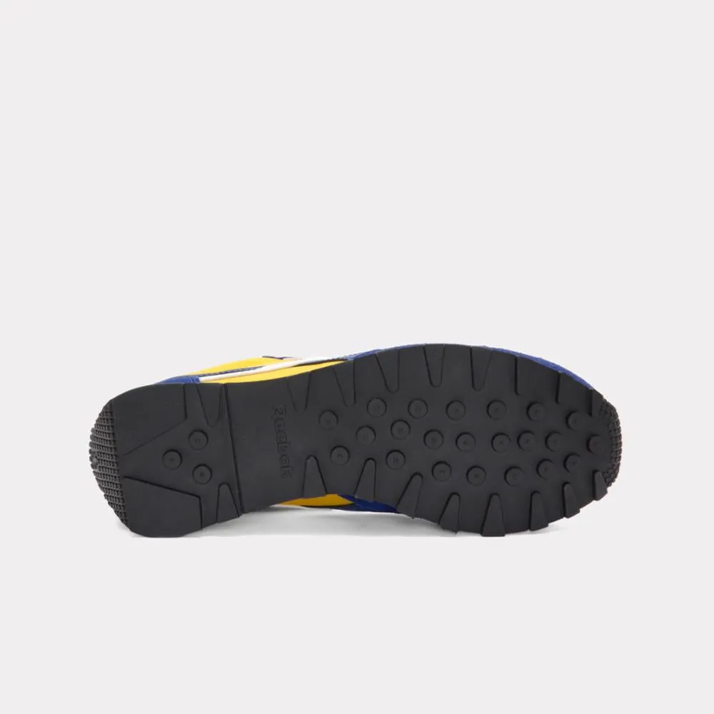 Asics Shoes Liz Akama Reebok Footwear Men Aztec II Shoes COBALT/ALWAYS YELLOW/CHALK