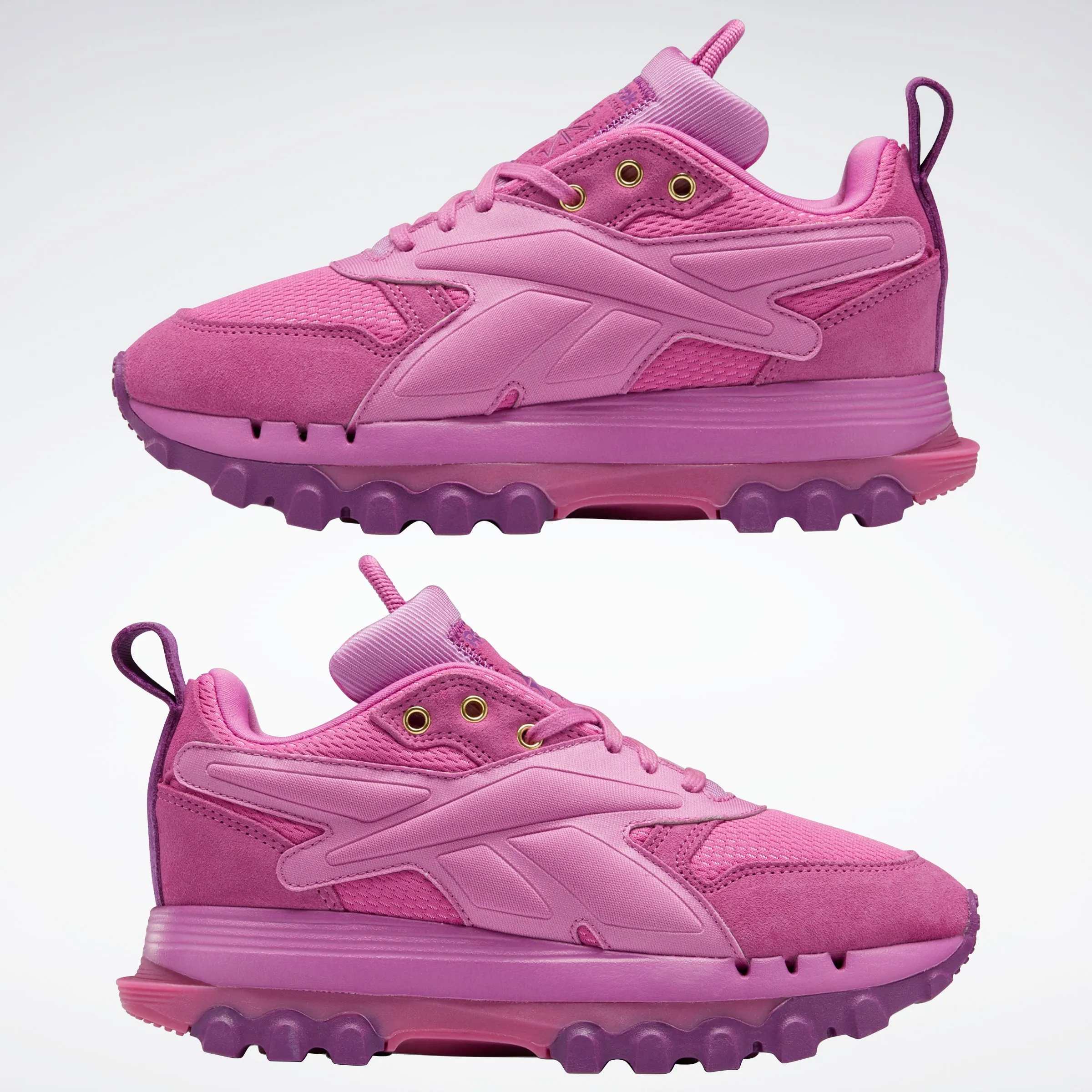 Asics Bowling Shoes Reebok Footwear Women Cardi B Classic Leather V2 Shoes Ultrab/Auberg/Magold