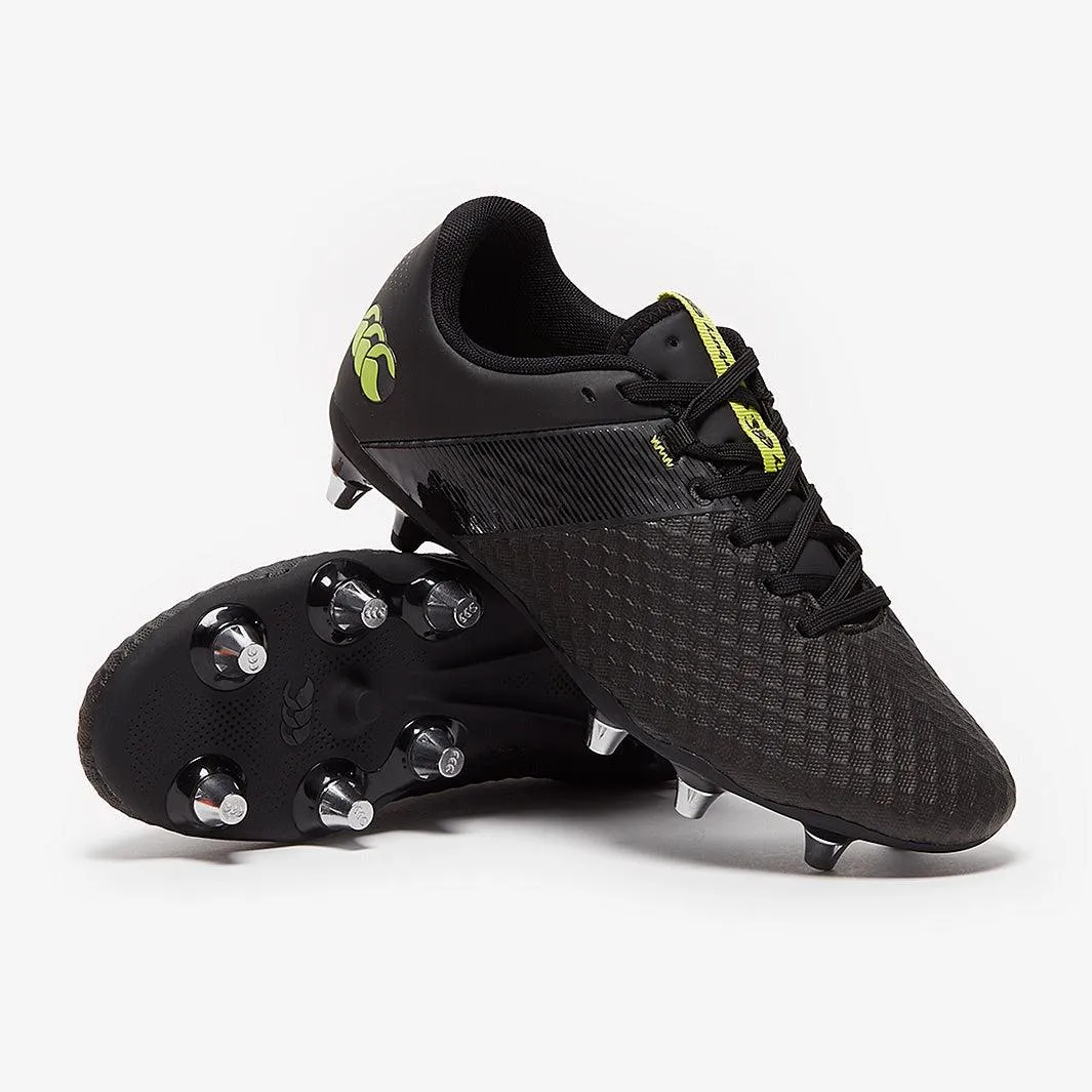 Canterbury Phoenix 3.0 SG Rugby Boot - Black/Lime Lightest Adidas Basketball Shoes