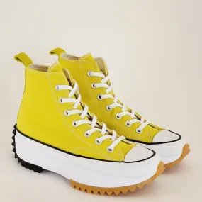 Converse Run Star Hike Hi 'Bitter Lemon' Women's Platform Sneakers A01365C NWT Packer Shoes Asics