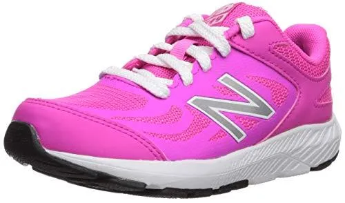 Girls Lace 519 Series Hot Pink New Balance Black Silver