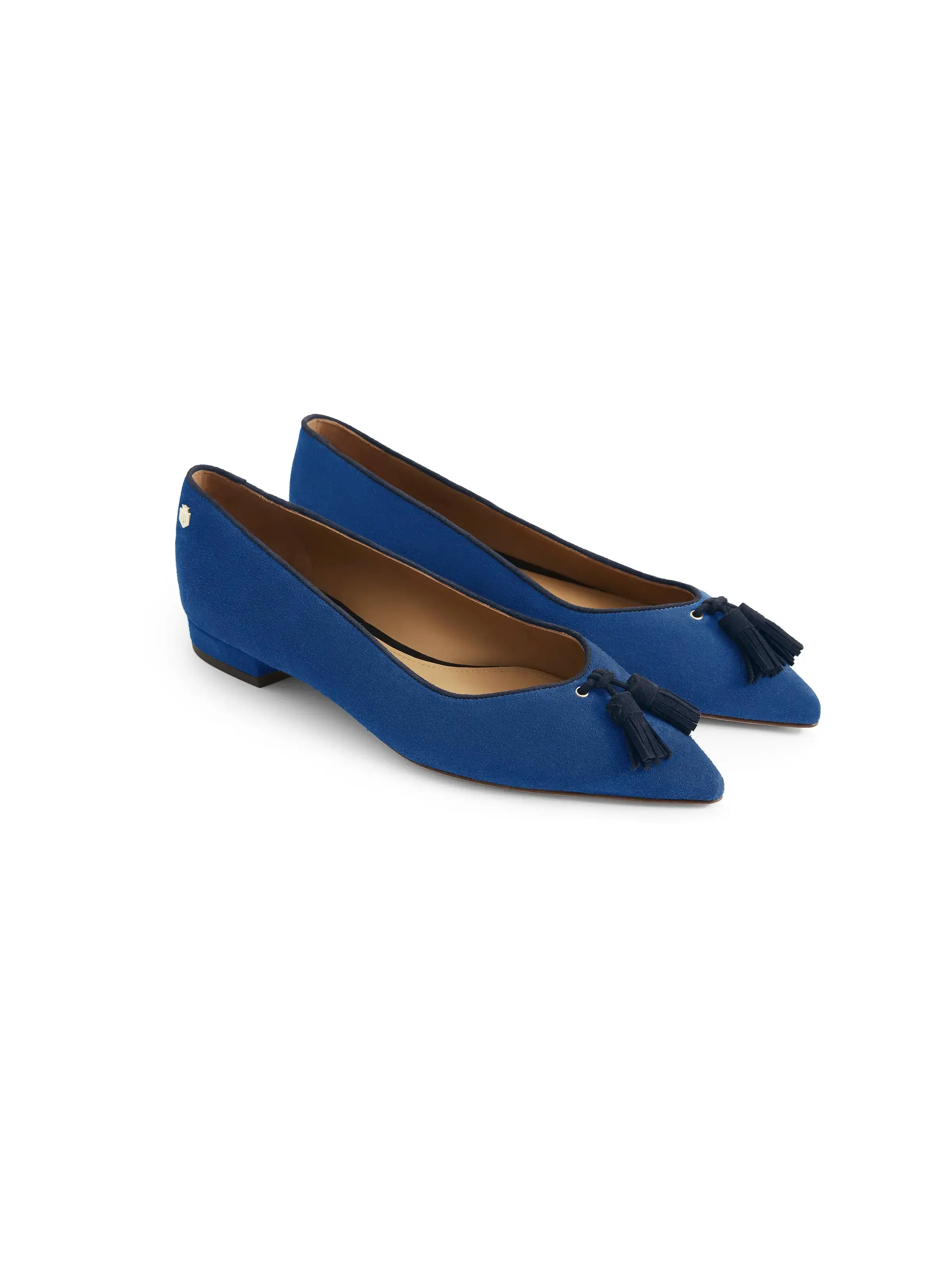 Anne Klein Shoes Loafers Newbury Pump - Porto Blue & Navy Suede