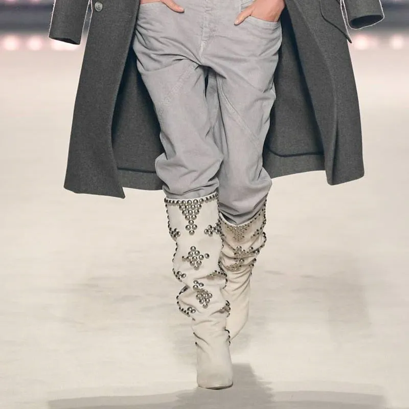 Adidas Stan Smith Golf Shoes Chic Cowhide Suede Boots