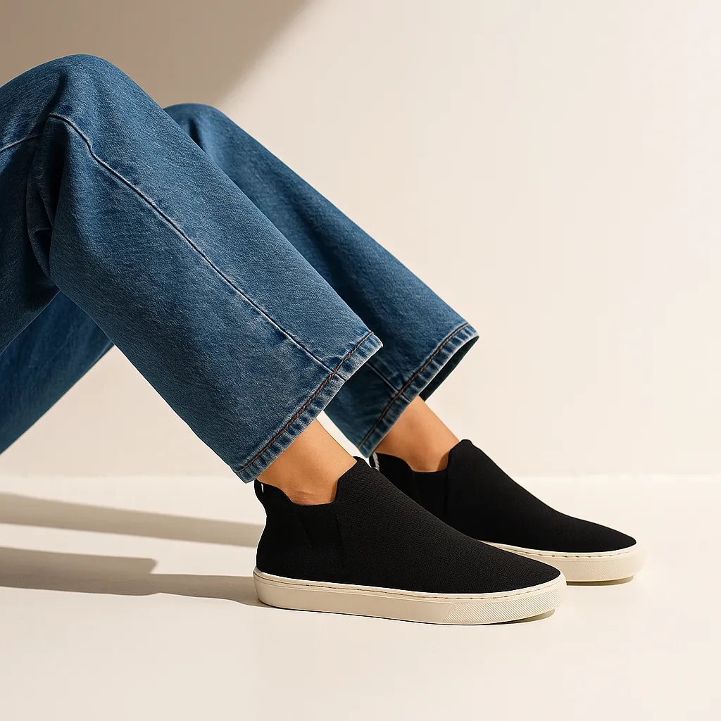 Rothy - Chelsea Hight-Top Boot - Black Asics Lacrosse Turf Shoes