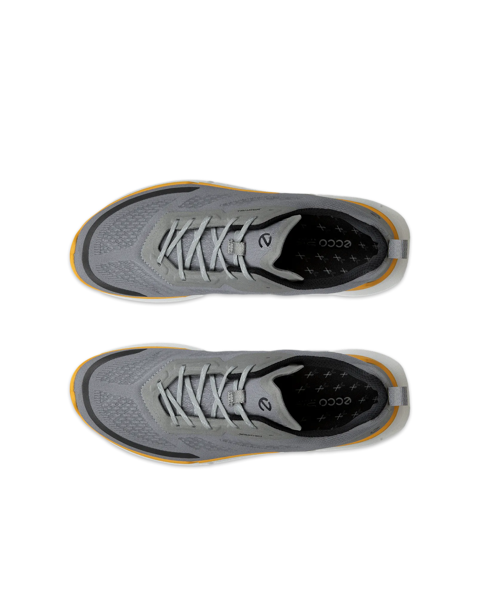 Squat Shoes Adidas Ecco Men's Biom 2.2 Low Breathru Textile Sneaker - Wild Dove/Sunrise