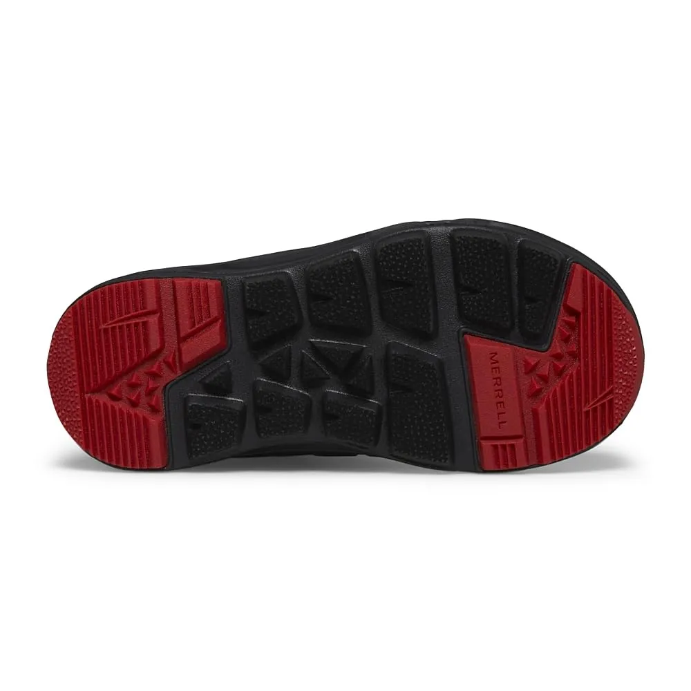 Adidas Shoes Beckham Merrell Snow Quest Lite 3.0 Waterproof Boot, Black/Grey/Red, 3 US Unisex Big Kid