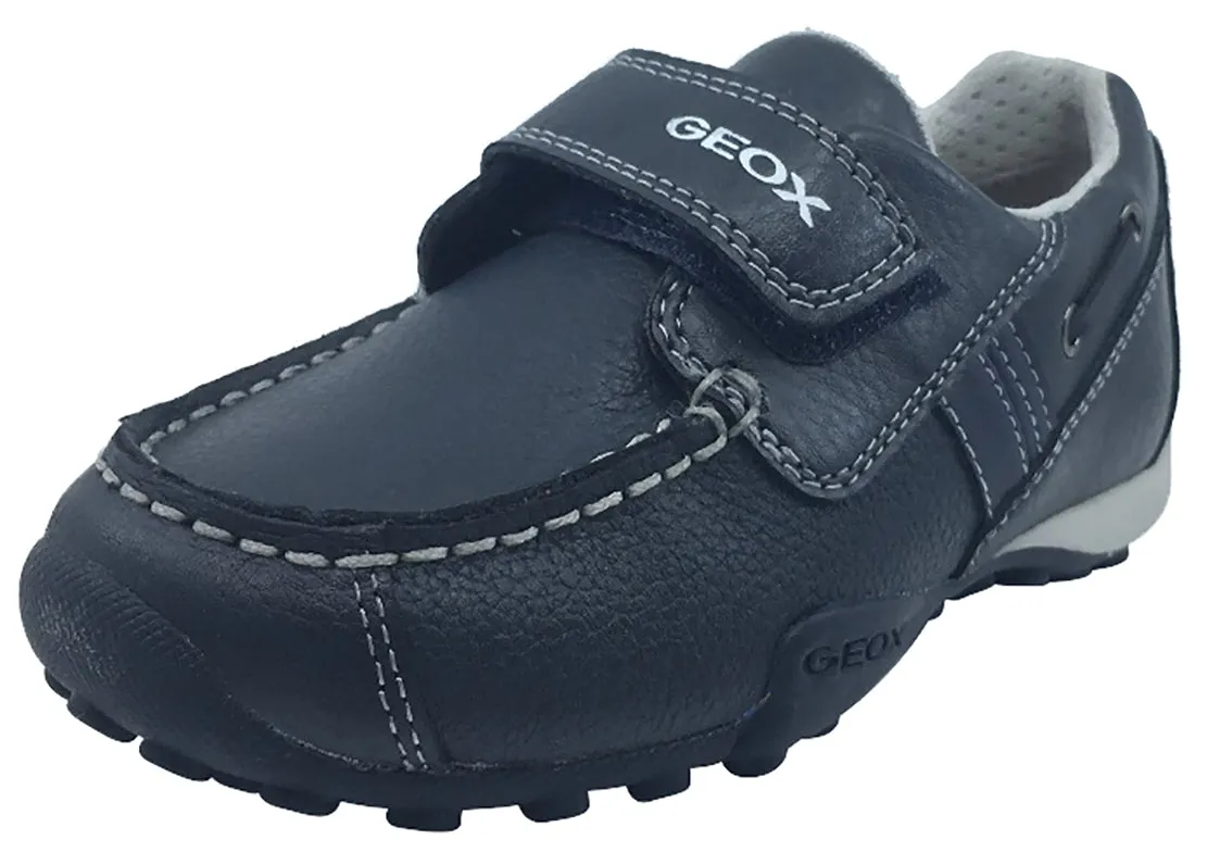 Best Everyday Asics Shoes GEOX Boy's Navy Snake Moc