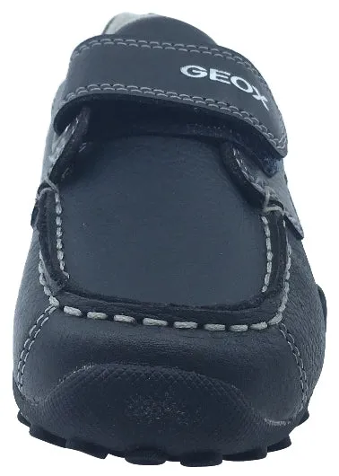GEOX Boy's Navy Snake Moc Asics Closeout Running Shoes