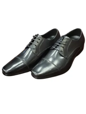 Salo NY Mens Black Cap Toe Lace Up Oxford Leather Dress Shoes Asics Shoes Authentication