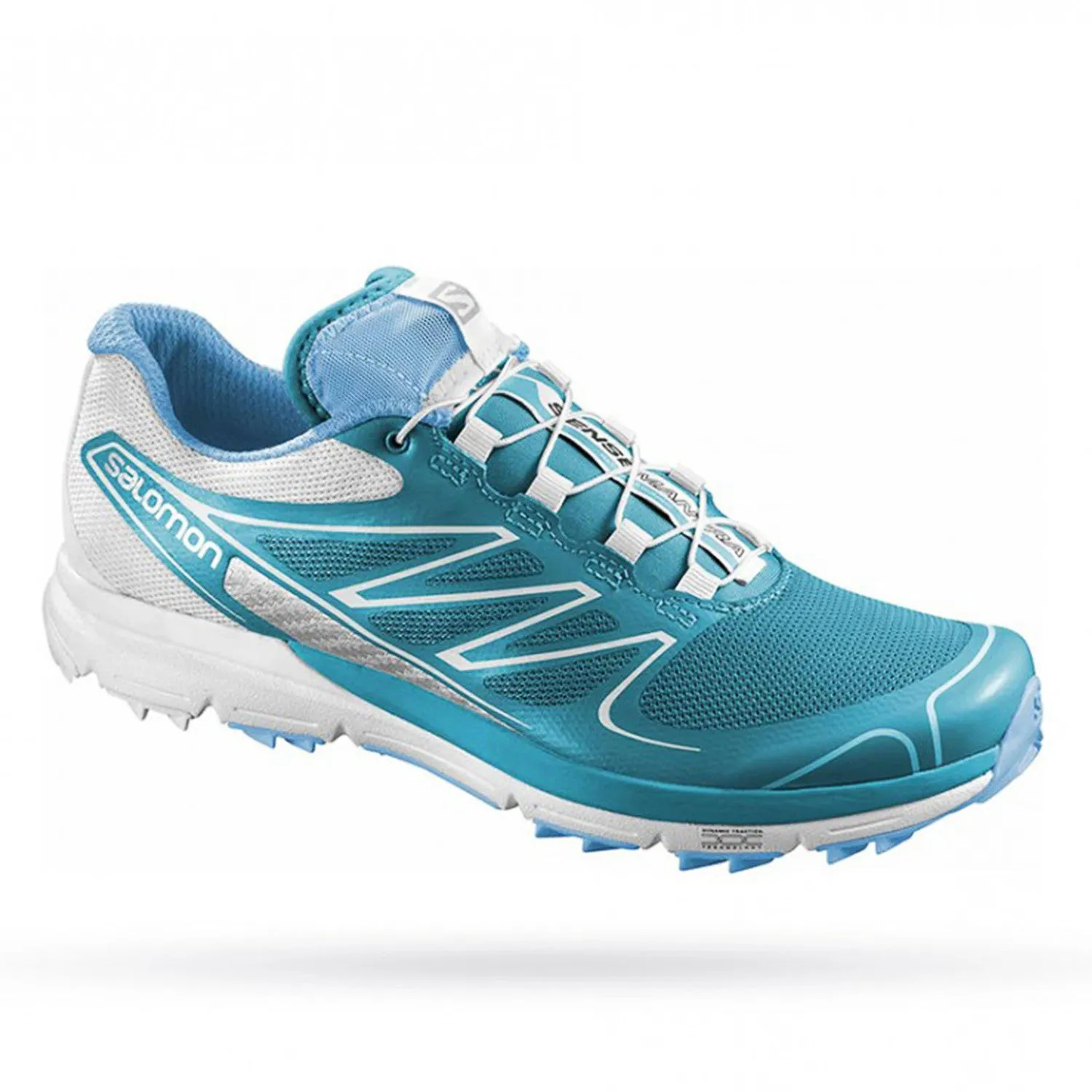 Asics Running Shoe Size Salomon Sense PRO Trail Running Shoe - Blue/White (Womens)