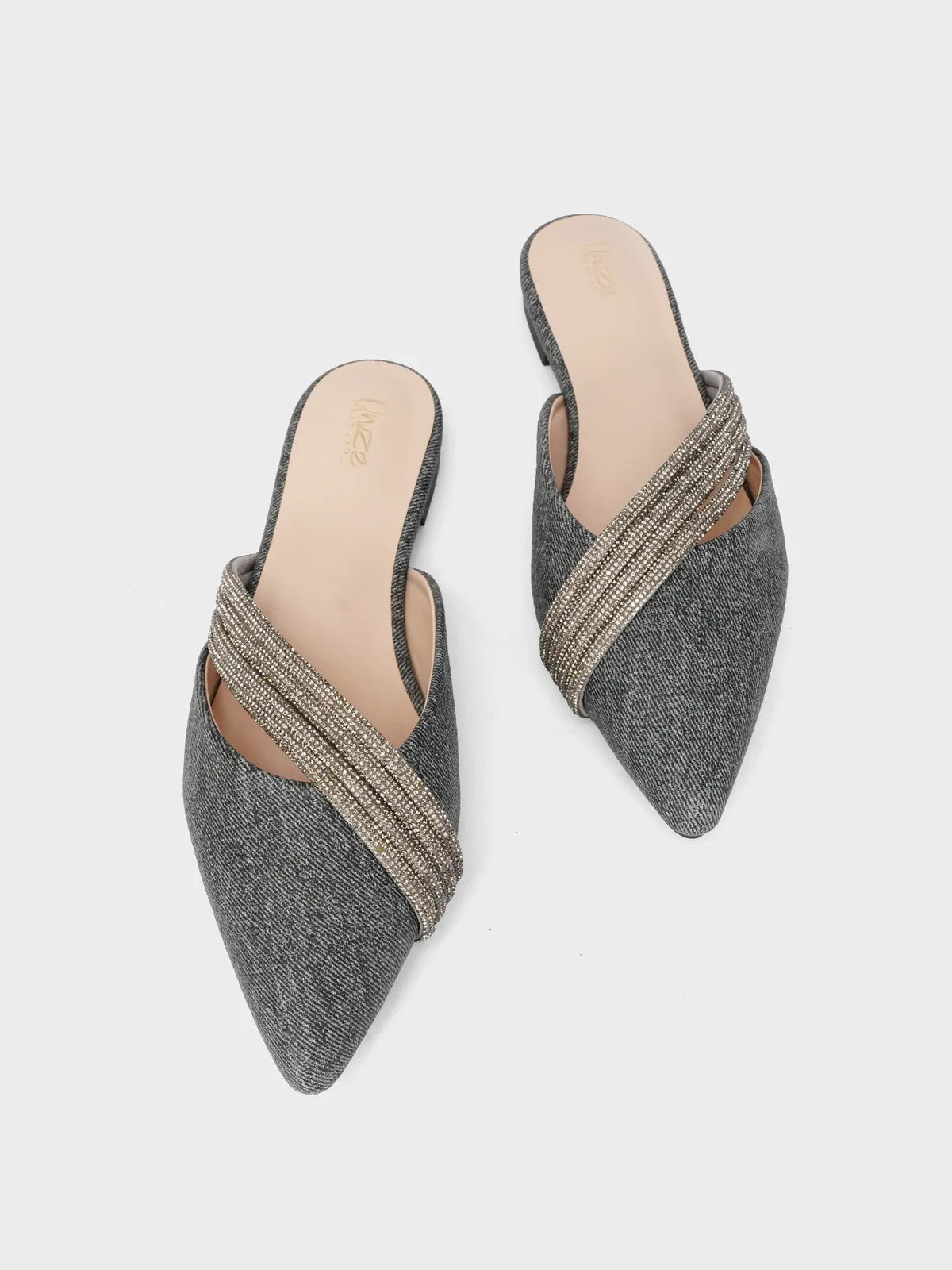 Chantomoo Slippers Women "MACARIA" Pointed Slide-in Slippers