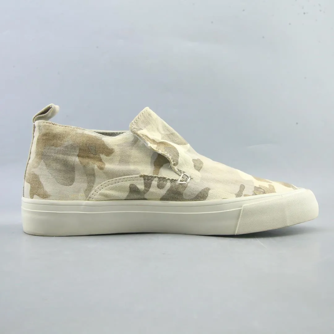 White Canvas Shoes SEAVEES HERRINGBONE TWILL