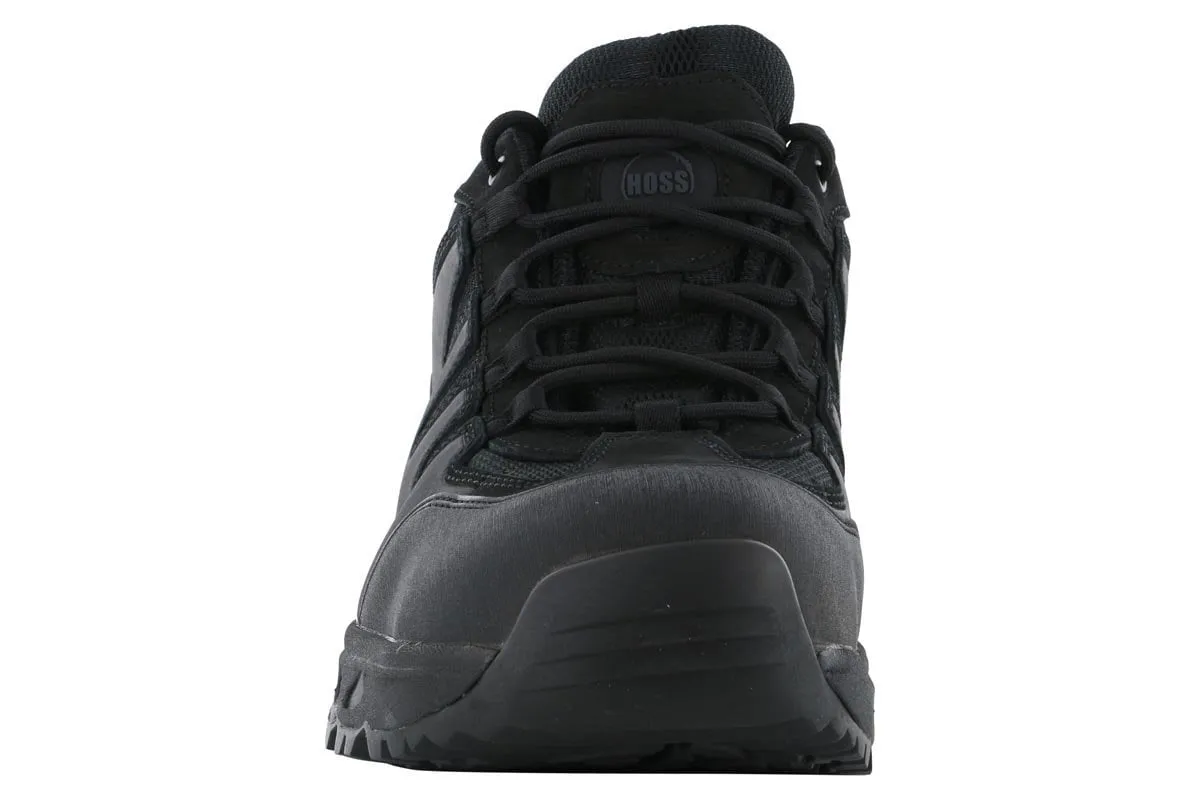 Hoss Eric Lo Aluminum Safety Toe Black Made In America Work Boots