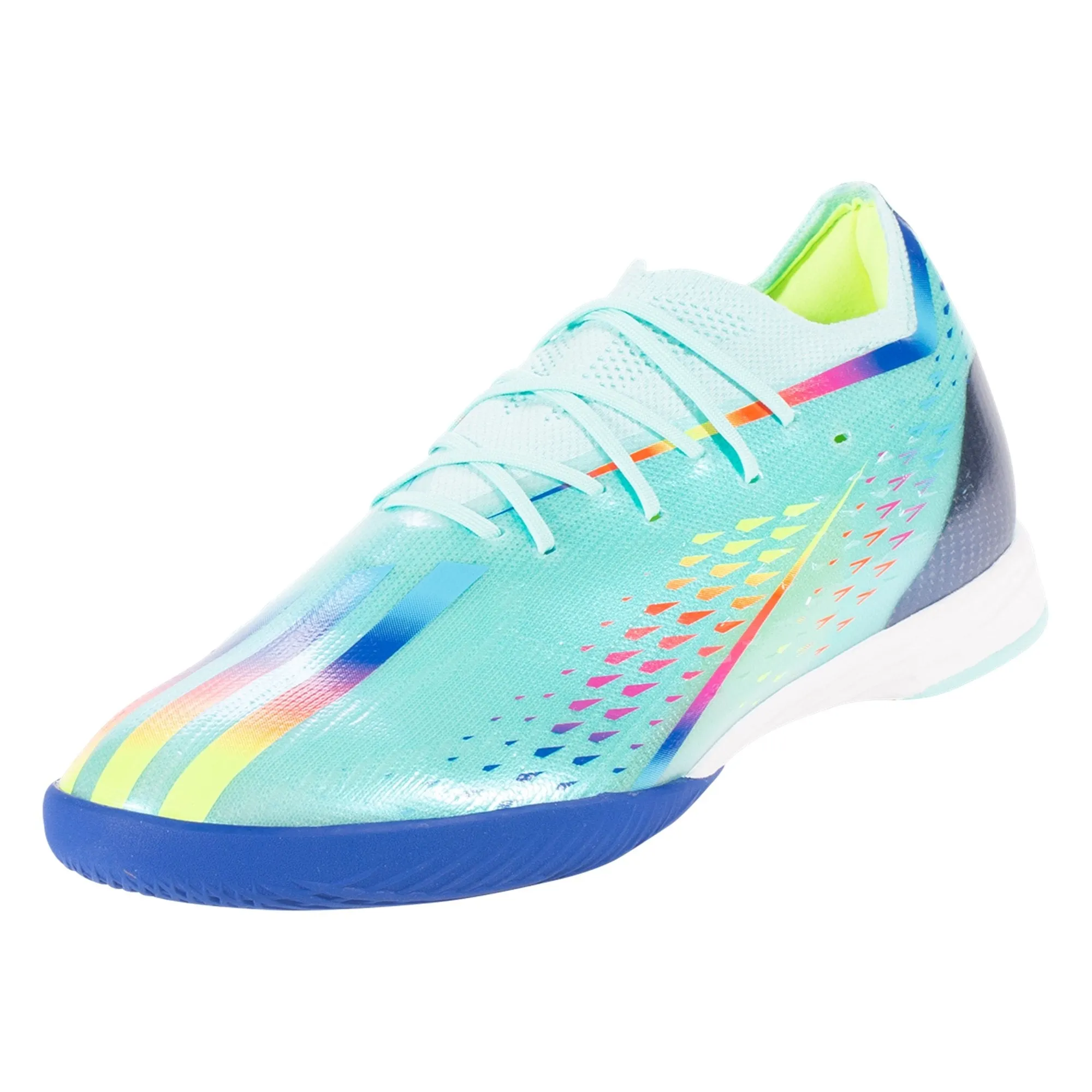 Suicide Squad Shoes Adidas adidas X Speedportal.1 IN Indoor Soccer Shoe - Clear Aqua/Solar Red/Power Blue