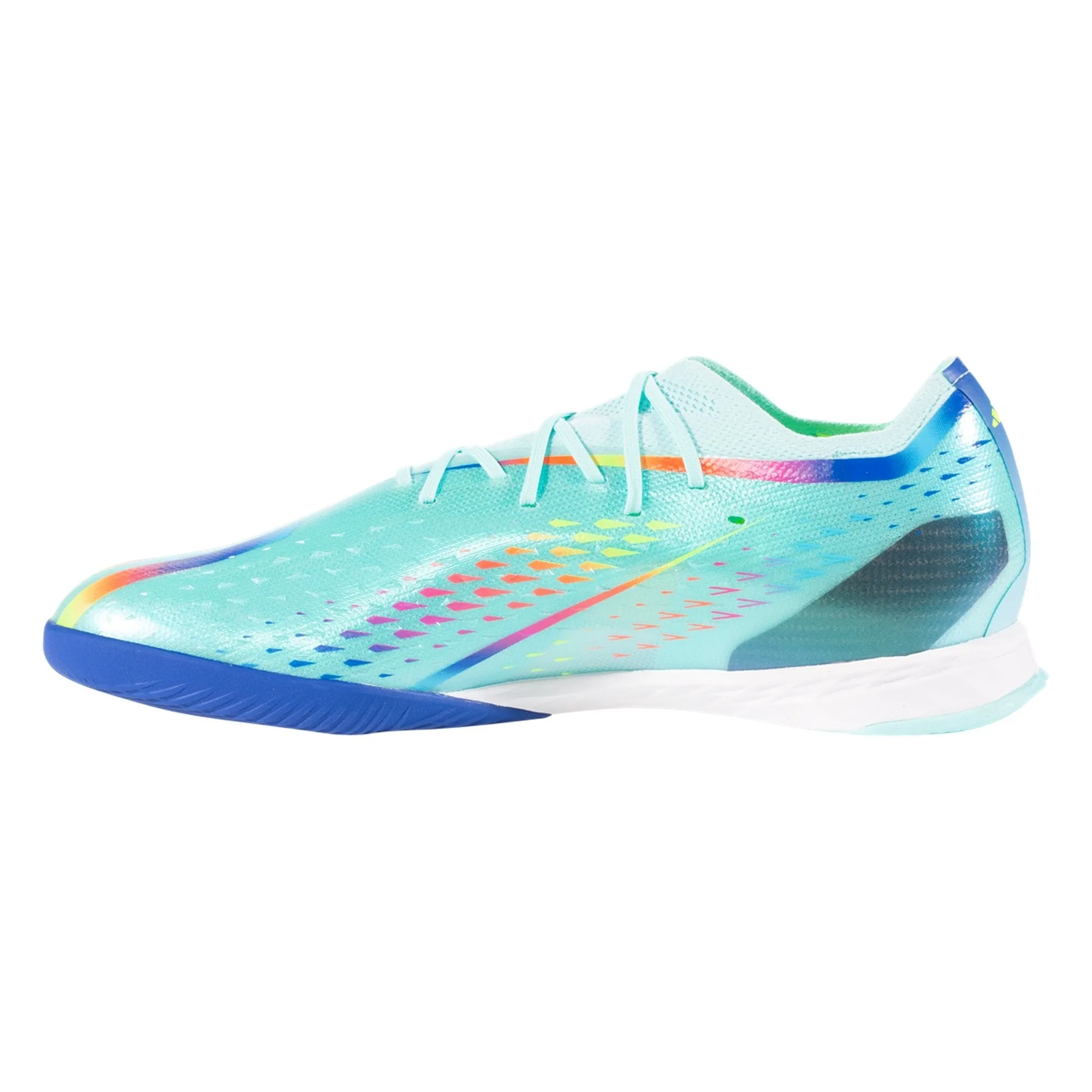 Adidas Gym Shoes adidas X Speedportal.1 IN Indoor Soccer Shoe - Clear Aqua/Solar Red/Power Blue