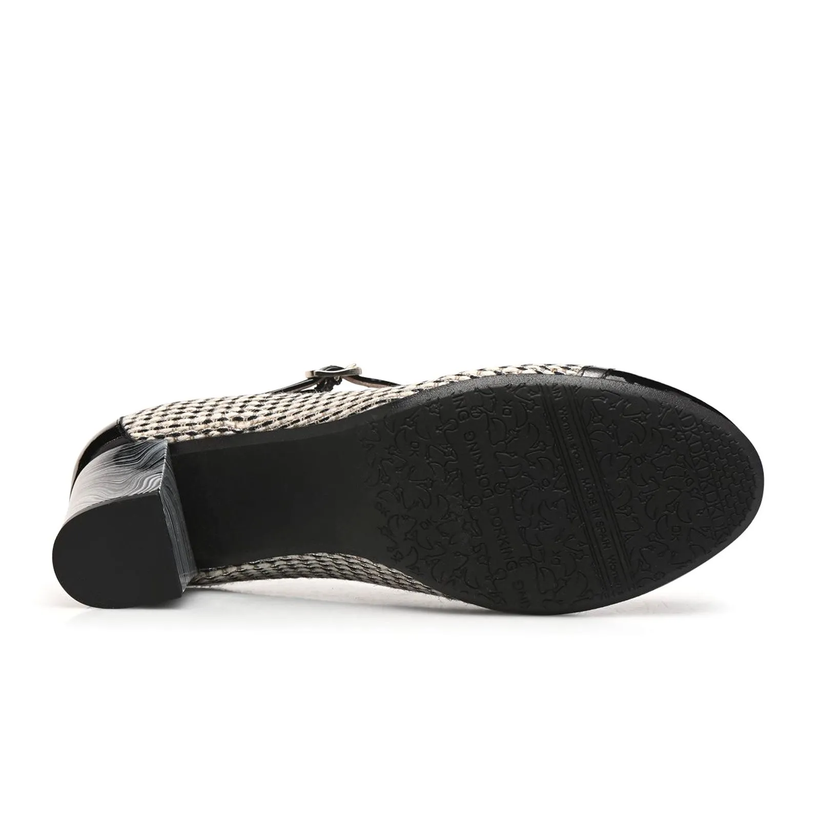 Best Wide Toe Box Dress Shoes Dorking Rodin D8741 Heeled Mary Jane (Women) - Black/Anthracite