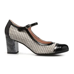 Slip On Shoes With Dress Dorking Rodin D8741 Heeled Mary Jane (Women) - Black/Anthracite