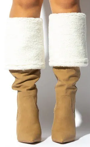Adidas 360 Golf Shoes shearling lined over the knee boots