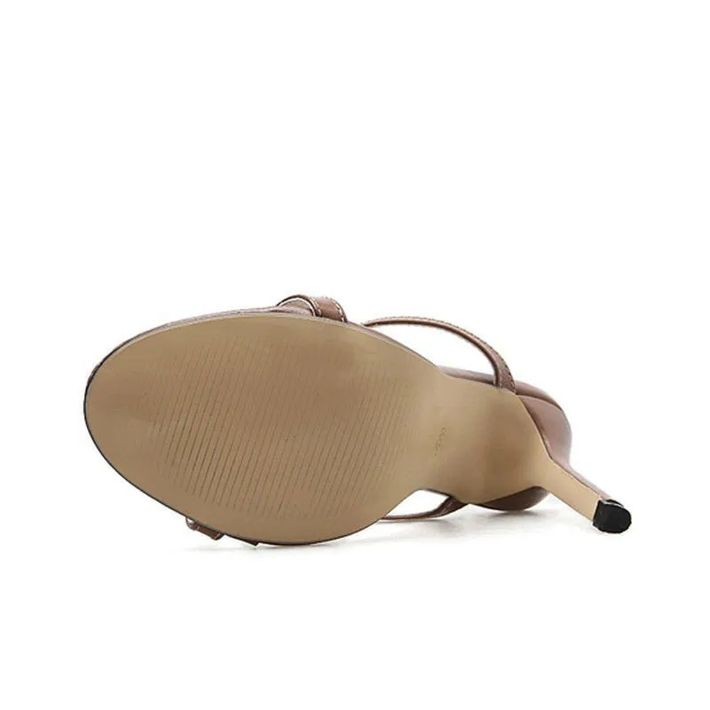 Arrival Gladiator Slippers Sandals Woman Open Toe Rome Black Brown High Heel Shoes Women Shoes Plantar Fascitis Slippers