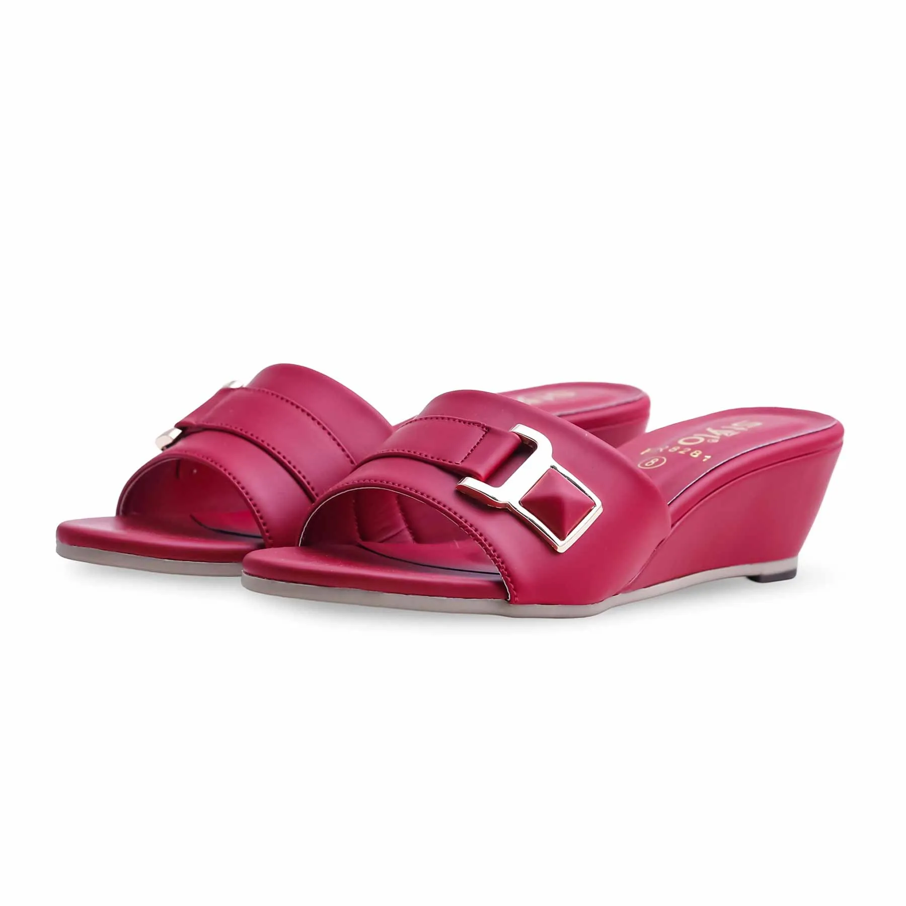 Gemma Slippers Maroon Formal Slipper FR8281