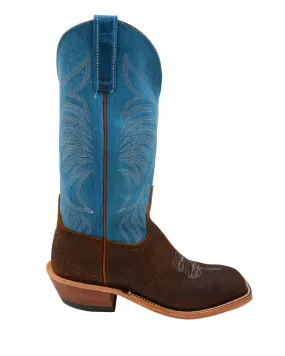 'Anderson Bean' Men's 13" Square Toe - Brown / Blue Boots Resole