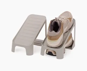 Shoe-In Compact 2-piece Ecru Shoe Caddy Asics Evoride Running Shoes