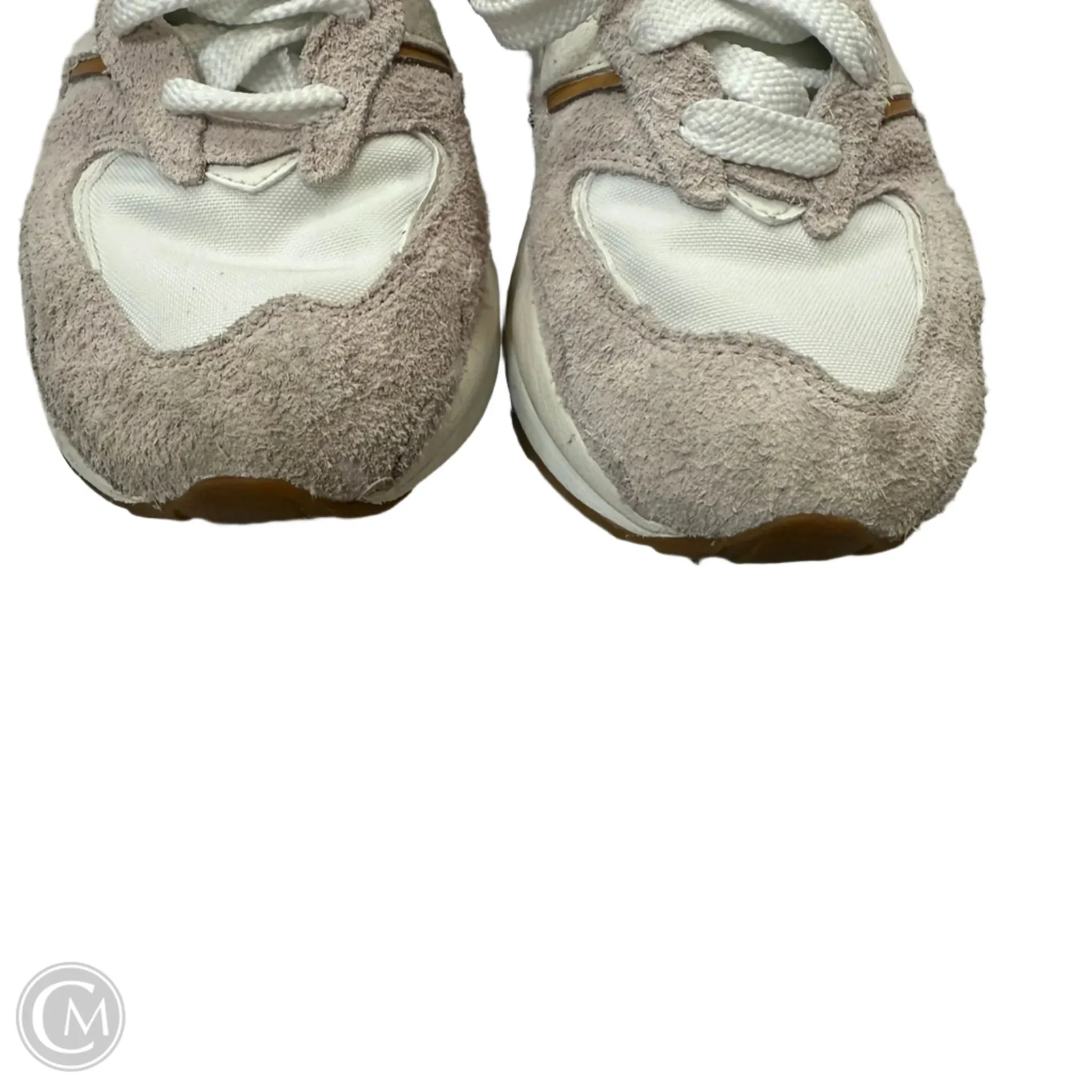 Suede New Balance Sneakers Shoes Sneakers By New Balance In Cream & Pink, Size: 7.5