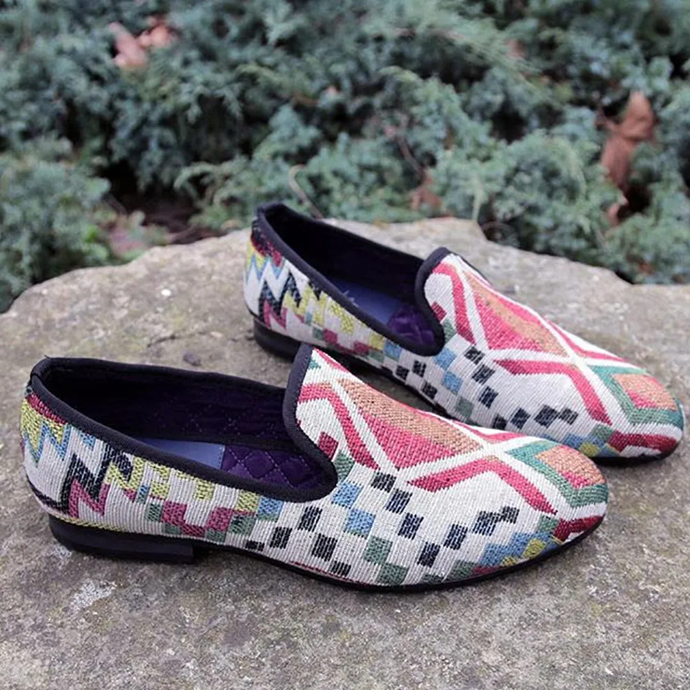 Doc Martin Loafers OneDrop Men Dress Shoes Handmade Knitting Red Bottom Cotton Insole Party Wedding Prom Loafers