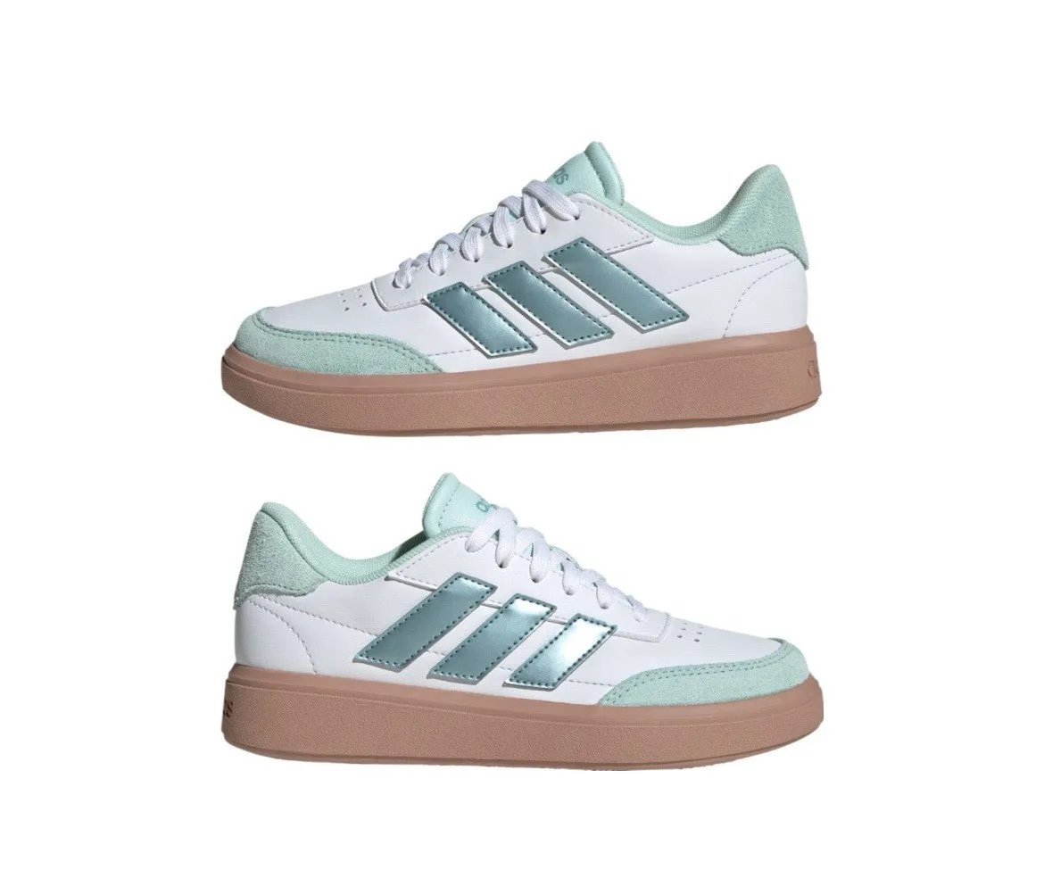 Adidas Workout Shoe Size 6.5 Y or 8 Wmns- adidas Courtblock Cloud White Halo Mint