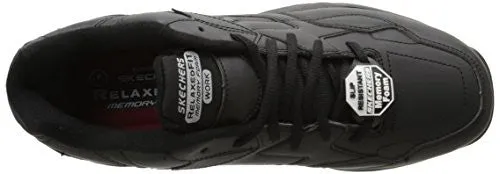 Adidas Cloudfoam Tennis Shoes Skechers for Work Men's Felton Shoe, Black, 10.5 M US