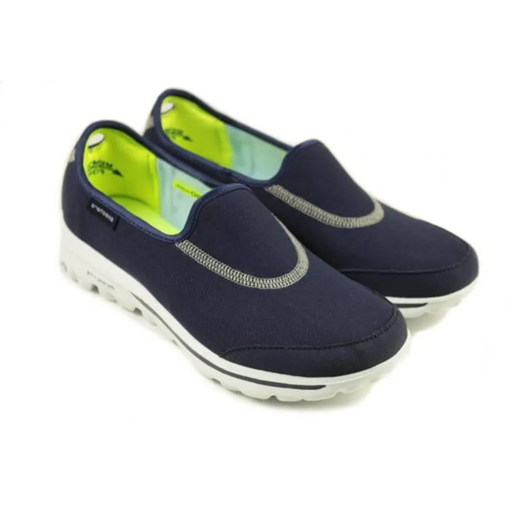 Adidas Running Shoes Price 100 Eur Skechers Go Walk Impress Shoes Navy/White Final Clearance Sale