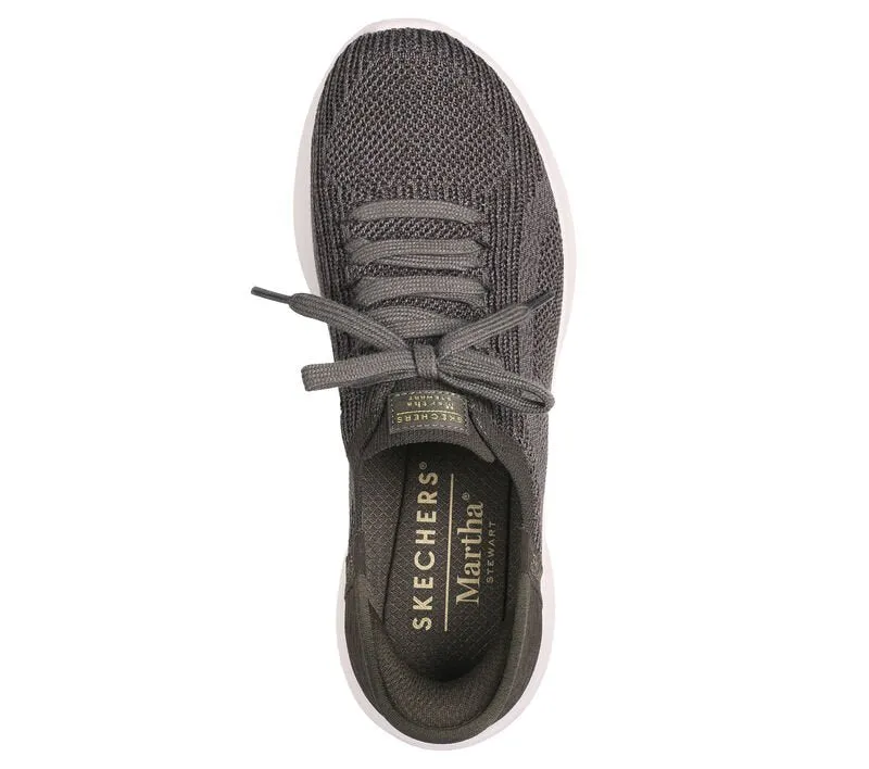 Skechers Ladies Olive Ultra Flex 3.0 Martha Stewart X Skechers Slip In Shoes Adidas Shoes Outlet Store