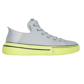Skechers Men's 251032 Snoop One-OG Tela Gray Lime Slip-ins Casual Shoes Adidas Motor Racing Shoes