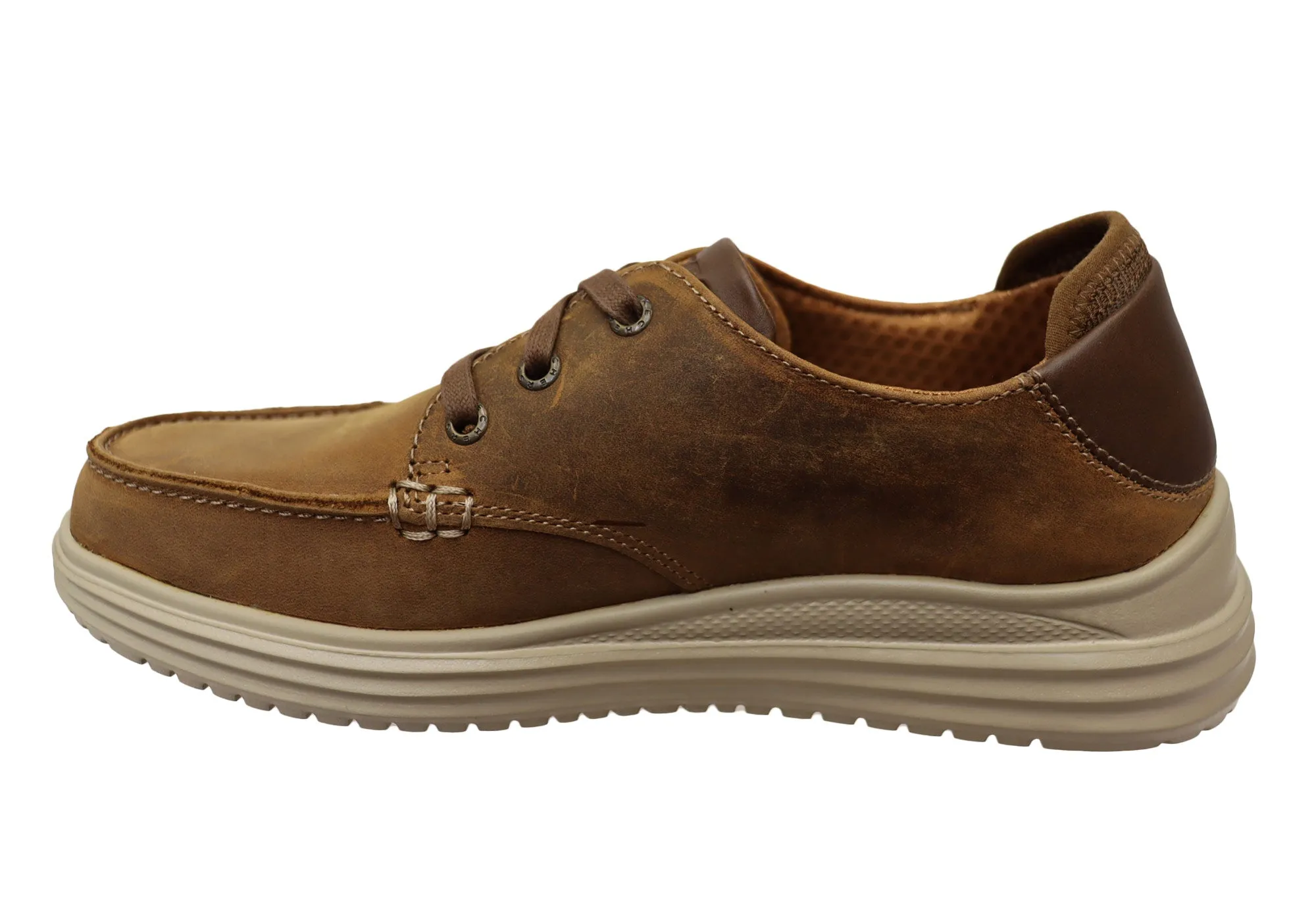 Skechers Mens Proven Valargo Comfortable Leather Lace Up Shoes Adidas Lite Racer Adapt 7.0 Running Shoes