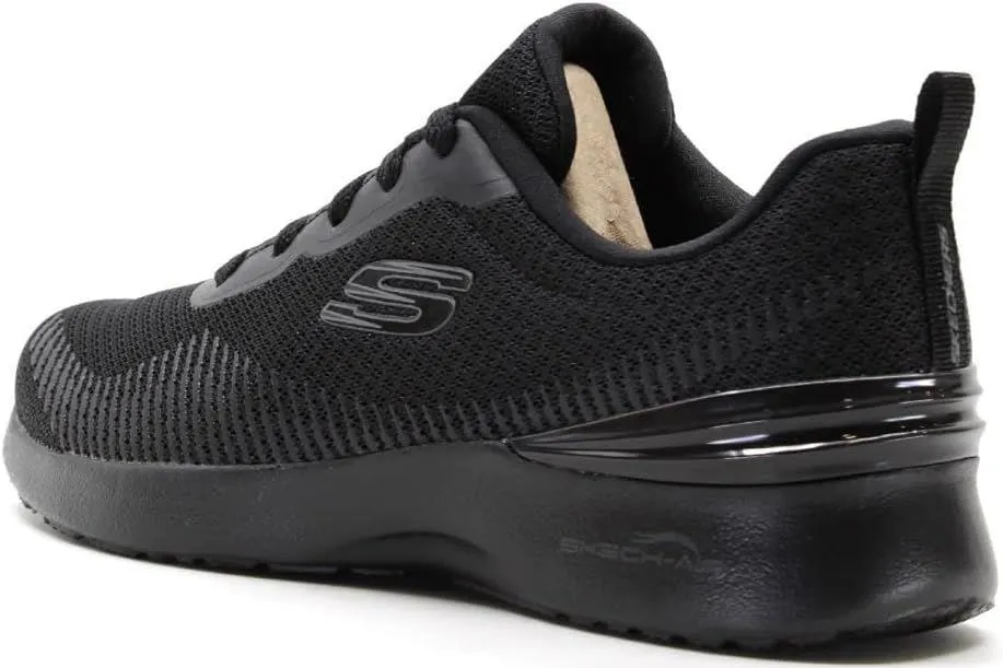 Skechers Skech-Air Dynamight Splendid Black Women Trainers Adidas Stripes Shoes