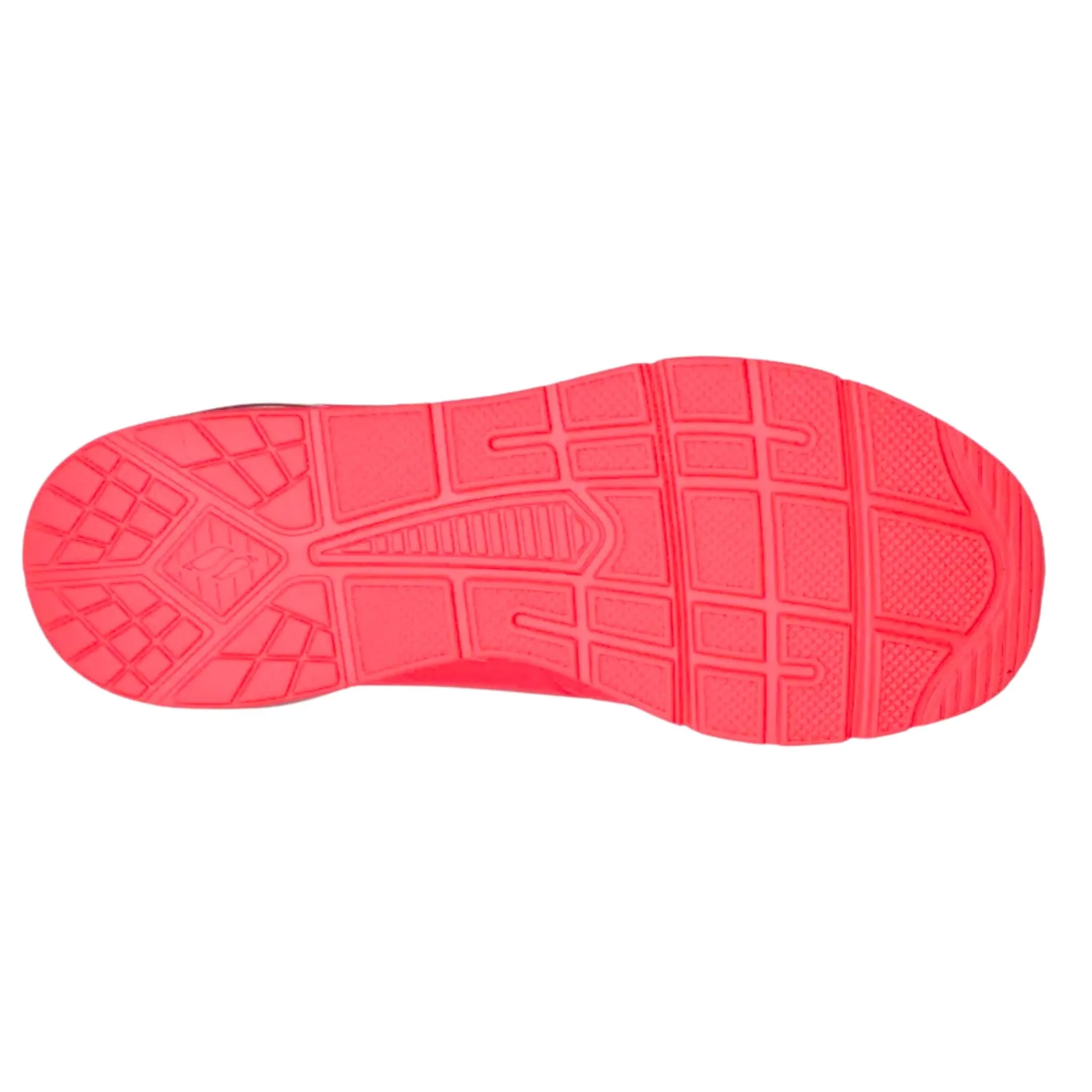 Skechers Women's 155634 UNO 2- Great Kolor Neon Coral Casual Shoes Adidas Daily 4.0 Shoes