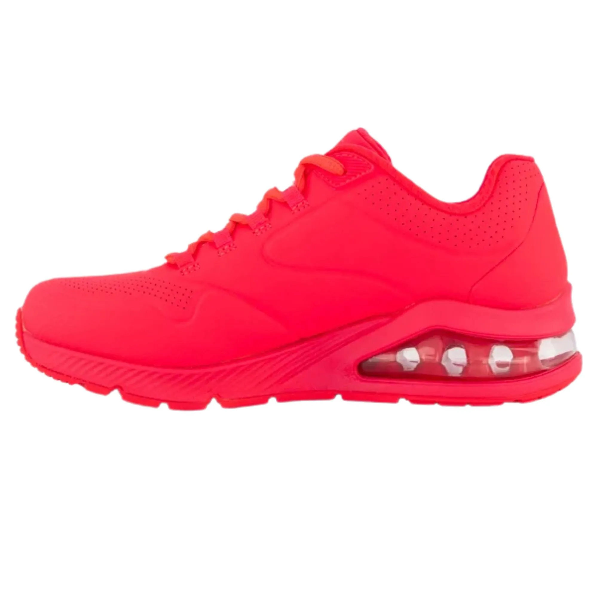 Popular Shoes Adidas Skechers Women's 155634 UNO 2- Great Kolor Neon Coral Casual Shoes