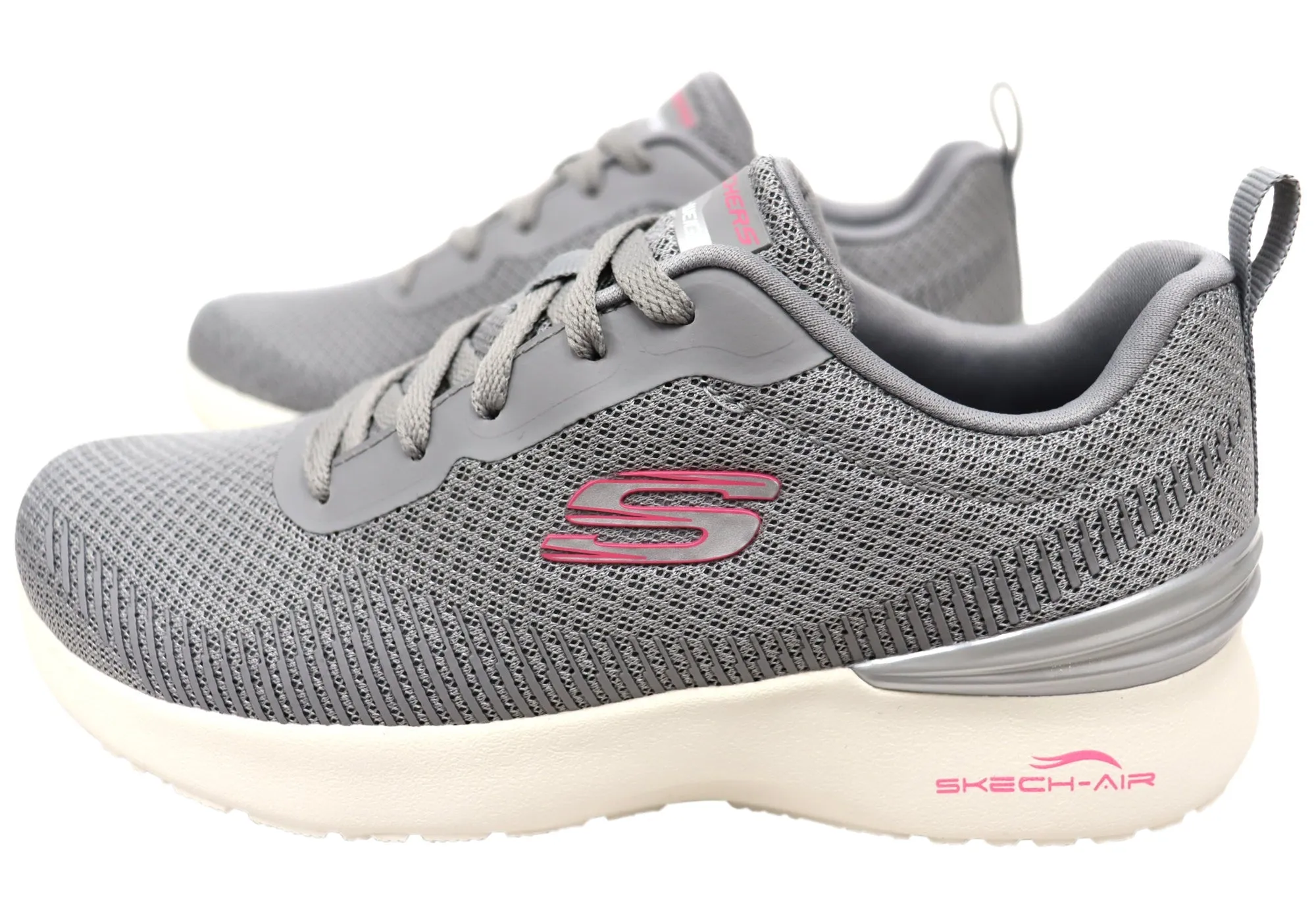 Skechers Womens Skech Air Dynamight Splendid Path Shoes Adidas Cortez Shoes