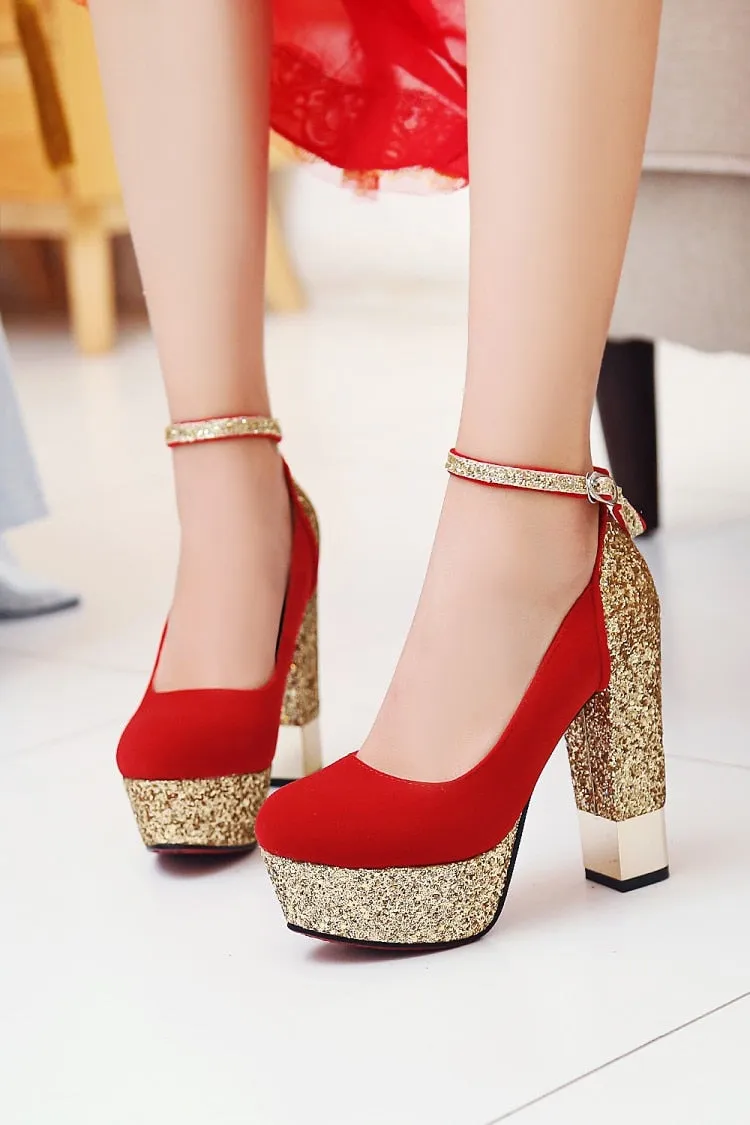 Top Quality High Heels Wedding Bride Shoes Most High Heels In The World