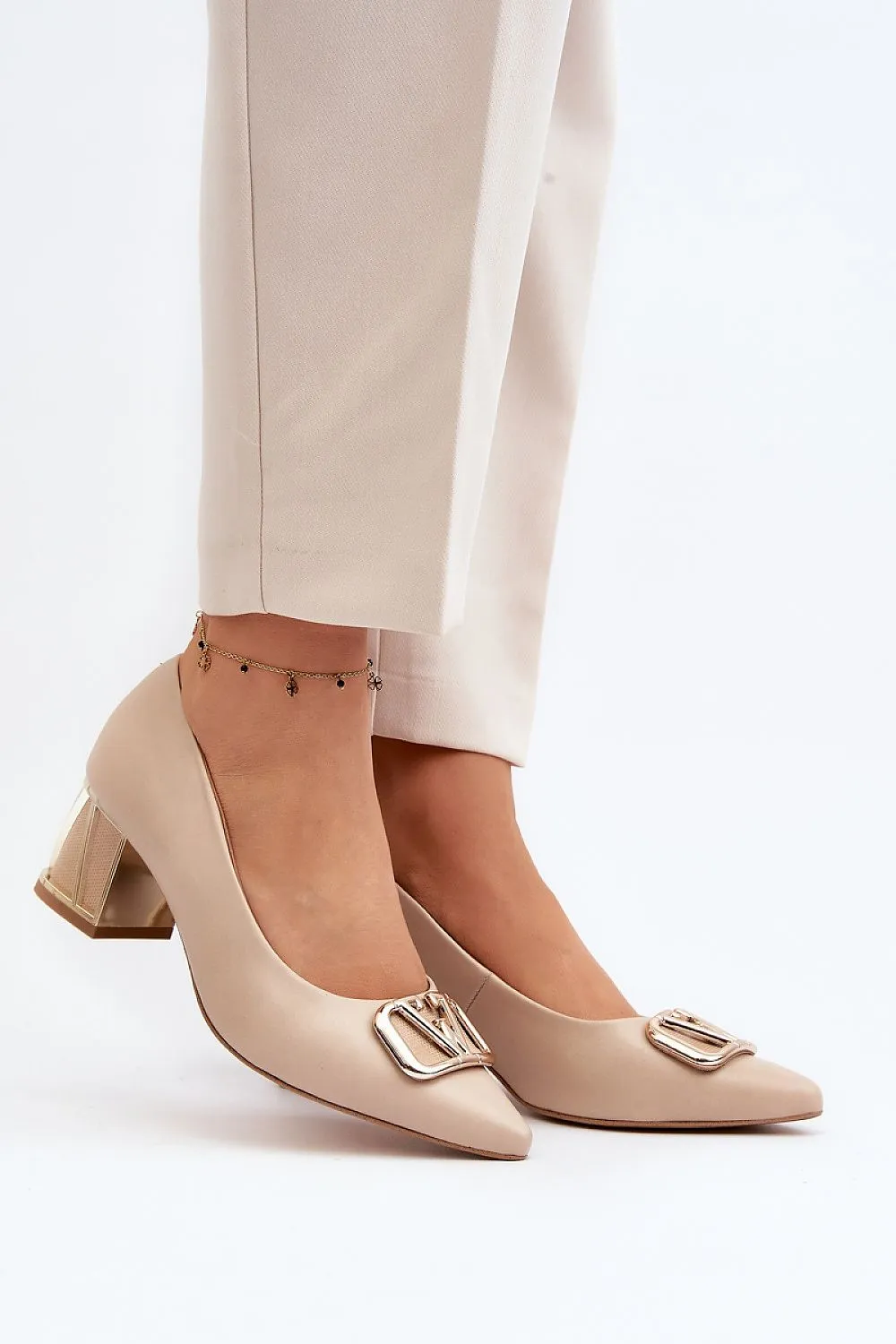 Sandal High Heels Block heel pumps Step in style