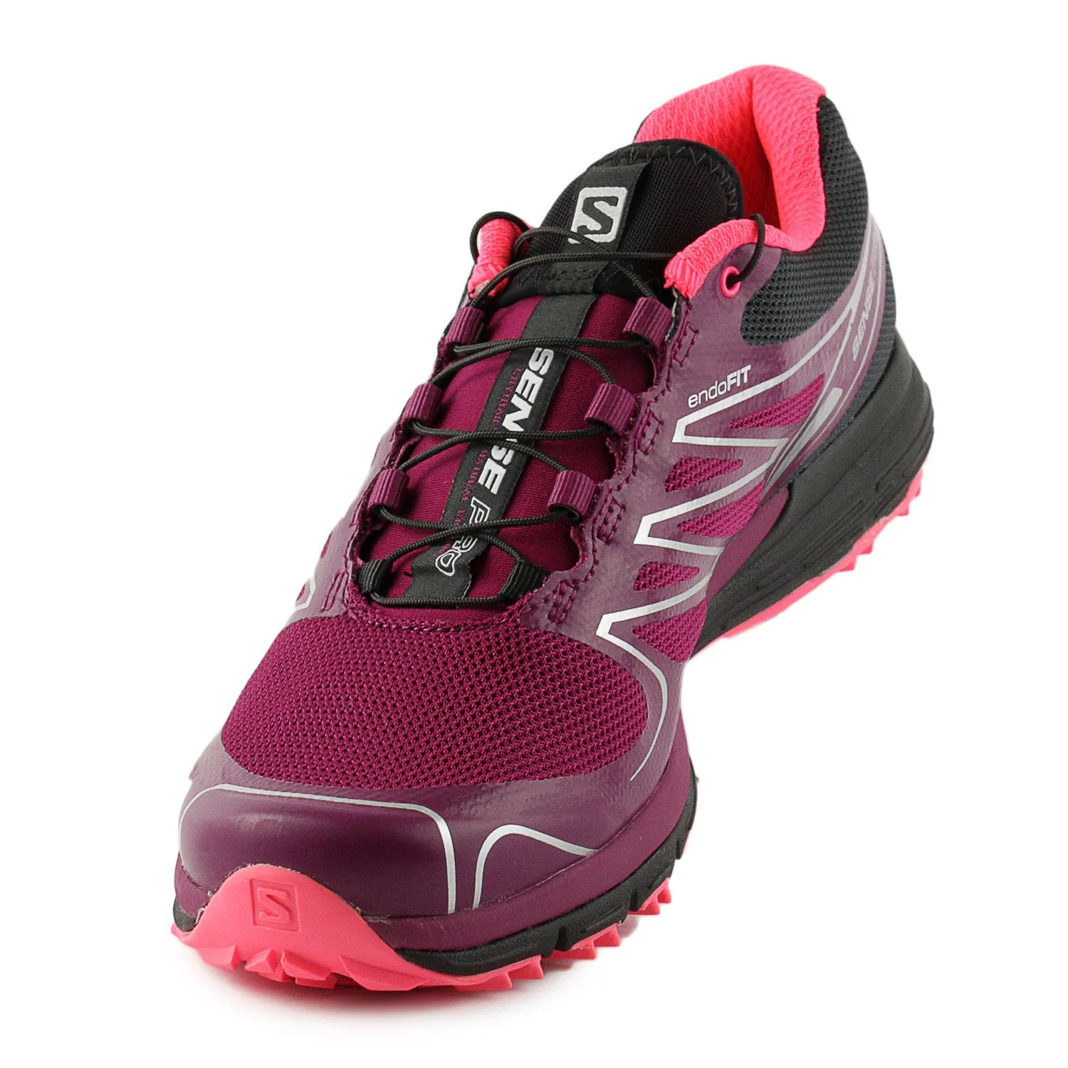 Asics Versablast 4 Running Shoes Salomon Sense PRO W Trail Running Shoe - Purple/Black/Pink (Womens)