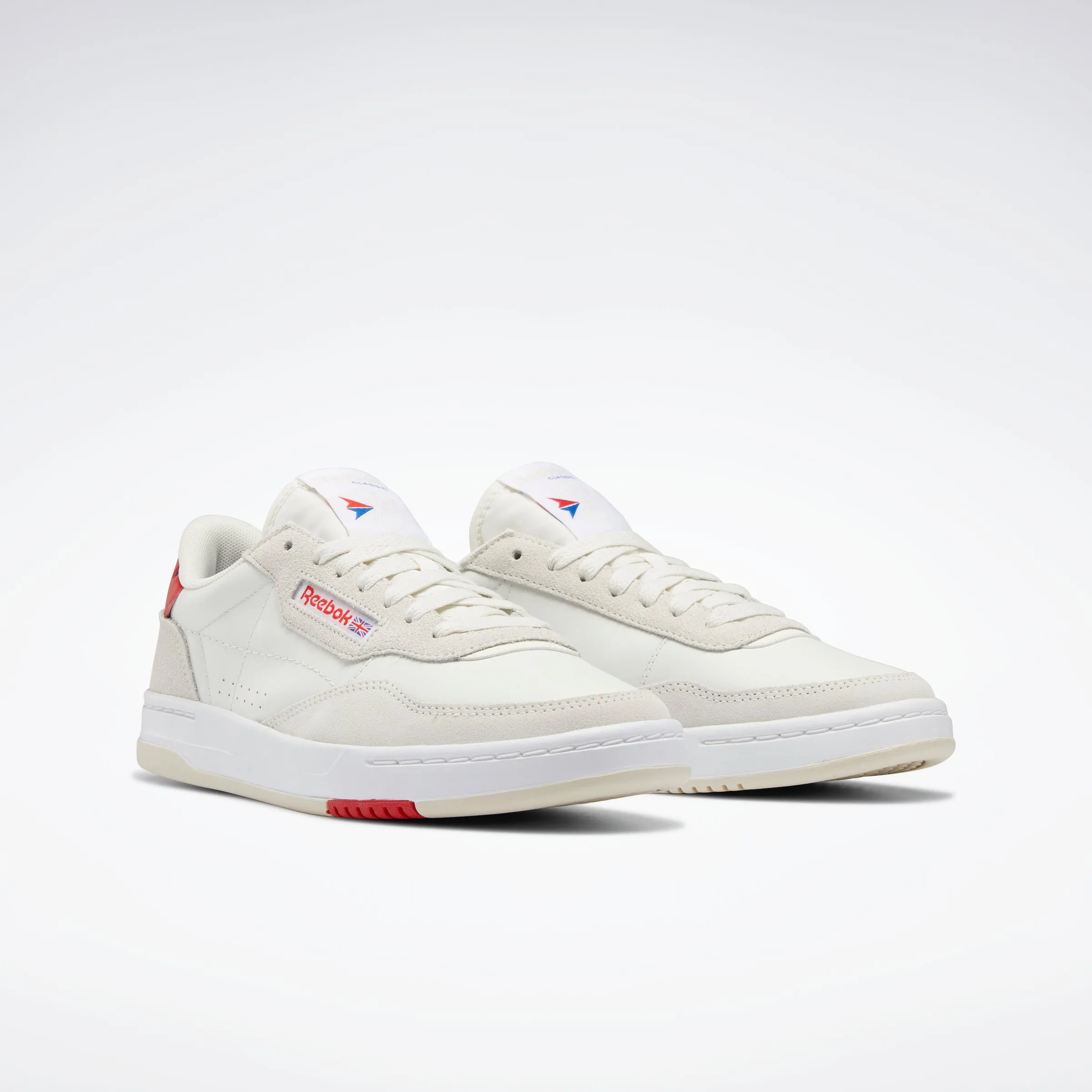 Asics Shoe Store Near Me Reebok Footwear Men Court Peak Shoes Alabaster/Vector Red/Vector Bl