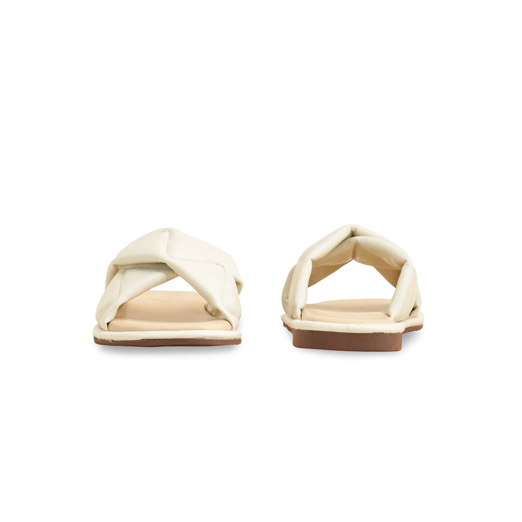 Cream Formal Slipper FR8352 Non Skid Slippers