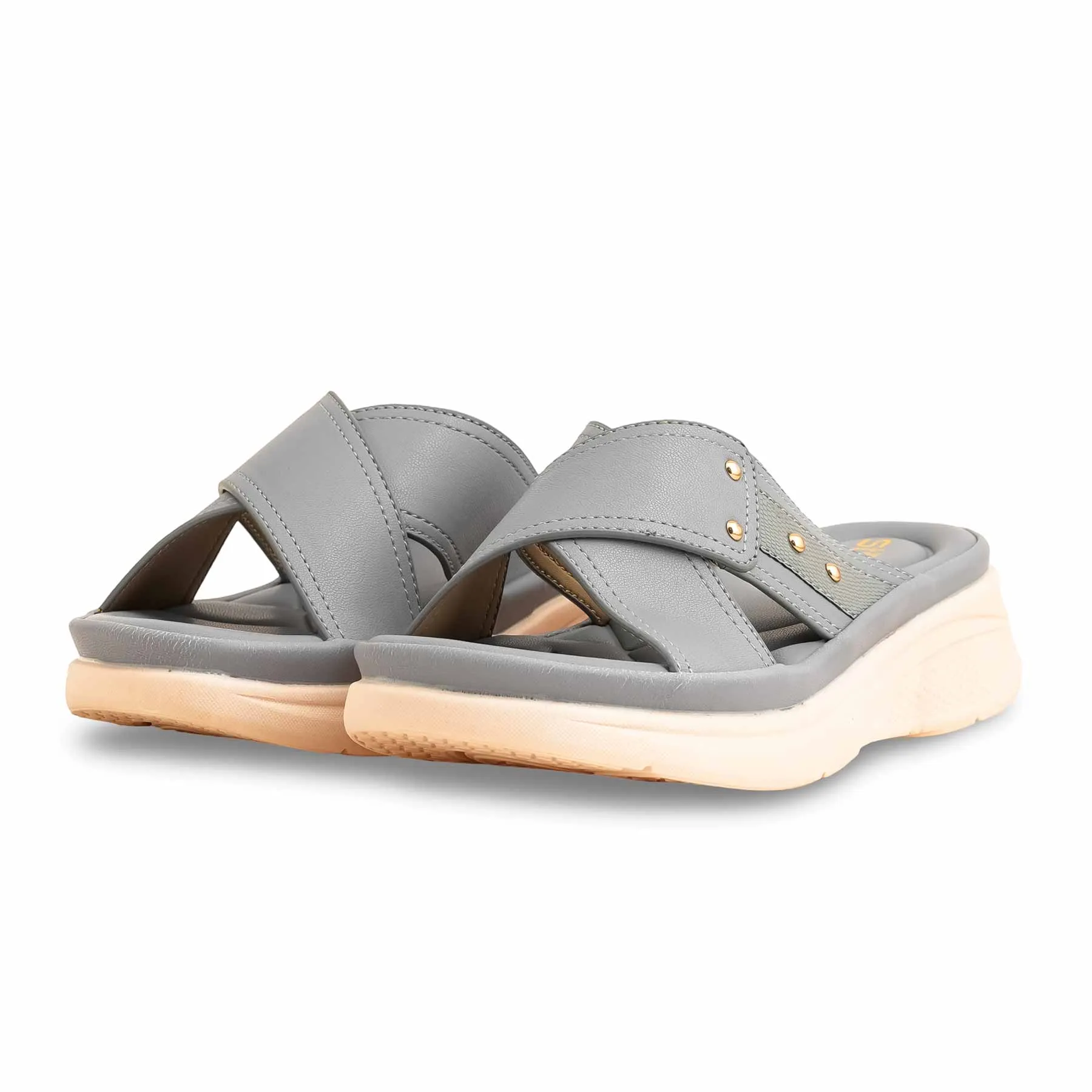 Birkenstock Shearling Slippers Grey Formal Slipper PU0509