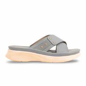 Grey Formal Slipper PU0509 Detroit Lions Slippers